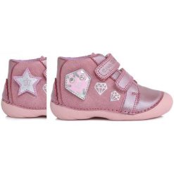 D-D-Step Dziewczęce Botki Z Wymiennymi Aplikacjami 24 Różowy. Botki dziewczęce marki D-D-Step. Za 169.00 zł.