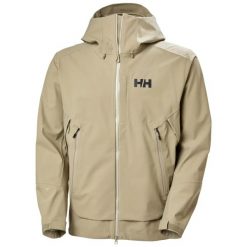 Kurtka narciarska Helly Hansen Verglas BC. Brązowe kurtki męskie Helly Hansen, l, bez wzorów, z dzianiny, klasyczne, bez kaptura. Za 1,592.50 zł.