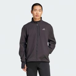 Kurtka Own The Run Winterized. Czarne kurtki męskie Adidas, m, bez wzorów, bez kaptura. Za 347.00 zł.