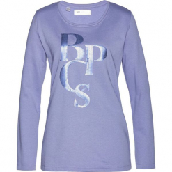 Bluza dresowa bonprix jasny lawendowy. Fioletowe bluzy damskie bonprix, bez wzorów, z dresówki, bez kaptura. Za 37.99 zł.