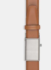 PAKO LORENTE – Pasek męski P000B-PX-805-Y. Szare paski damskie Pako Lorente, bez wzorów, ze skóry, eleganckie. Za 149.99 zł.
