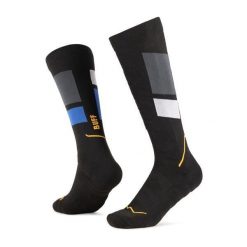 Skarpetki sportowe dla dorosłych Thermonet Over The Calf Socks. Czarne skarpety damskie Buff, bez wzorów, z elastanu. Za 149.99 zł.