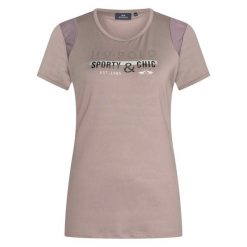 Damska koszulka do jazdy konnej HV Polo Ariel. Brązowe koszule damskie HV POLO, bez wzorów, sportowe, bez kołnierzyka, bez ramiączek. Za 272.00 zł.