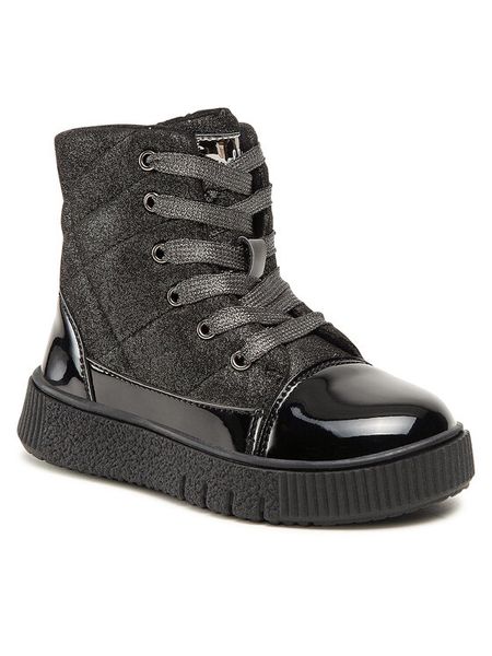 Nelli Blu Kozaki CM211220-21 Czarny. Czarne buty zimowe dziewczęce Nelli Blu, bez wzorów, z materiału, bez zapięcia. Za 129.99 zł.