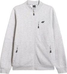 4f Bluza męska 4F M2547 chłodny jasny szary melanż 4FWMM00TSWSM2547 27M 4XL. Szare bluzy męskie 4f, m, bez wzorów, bez kaptura. Za 142.55 zł.