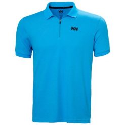 Koszulka polo z zamkiem błyskawicznym 1/2 Helly Hansen HP. Niebieskie koszulki polo męskie Helly Hansen, m, bez wzorów, klasyczne, bez ramiączek. Za 361.50 zł.
