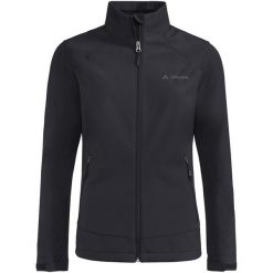 Kurtka softshell damska Vaude Cyclone Jacket VI. Czarne kurtki damskie Vaude, m, bez wzorów, z materiału, bez kaptura. Za 428.99 zł.