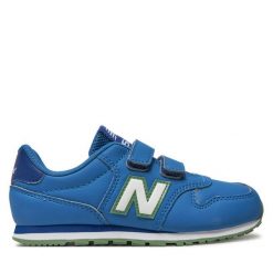 Sneakersy New Balance. Niebieskie trampki i tenisówki chłopięce New Balance, bez wzorów, bez zapięcia. Za 159.99 zł.