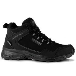 Buty zimowe ocieplane wysokie DK SAURON HIGH. Czarne obuwie sportowe damskie DK, bez wzorów, trekkingowe. W wyprzedaży za 159.00 zł.