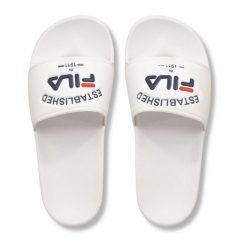 Klapki damskie Fila Baywalk '23 wsuwane basenowe 41. Białe klapki damskie Fila, bez wzorów, bez obcasa. Za 98.56 zł.