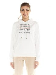 Zimowe, eleganckie bluzy bokserskie damskie Leone. Czarne bluzy damskie LEONE 1947 APPAREL, na zimę, l, bez wzorów, bez kaptura. Za 105.21 zł.