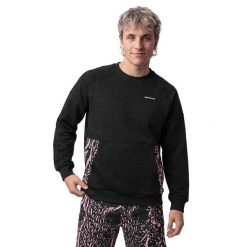Męska bluza do gry w padla Padel Siroko Chiquita Black. Czarne bluzy męskie SIROKO, m, bez wzorów, z materiału, bez kaptura. Za 217.00 zł.