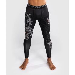 Venum Legginsy Gladiator 5.0 Czarno-srebrne. Czarne buty sportowe męskie VENUM, bez zapięcia, na fitness i siłownię. Za 239.00 zł.