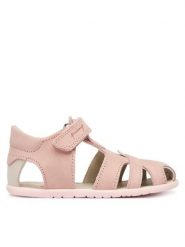 Primigi Sandały 1414044 Różowy. Czerwone sandały dziewczęce Primigi, z nubiku, bez zapięcia. Za 219.99 zł.