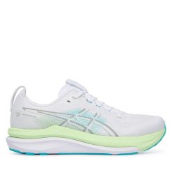Buty do biegania Asics. Białe buty sportowe męskie Asics, bez zapięcia, do biegania, asics gel kayano. Za 889.99 zł.