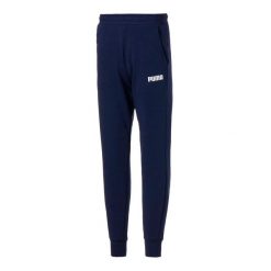 Puma Spodnie Ess Tr 84723406. Niebieskie spodnie materiałowe męskie Puma, m, bez wzorów, wizytowe. Za 121.99 zł.