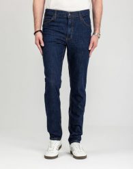 Męskie Spodnie Jeansowe Mustang Style Tramper Tapered Denim Blue 1018016 5000 901. Niebieskie spodnie materiałowe męskie Mustang, l, bez wzorów, z denimu. Za 189.99 zł.