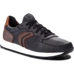 Sneakersy GEOX - U Vincit C U845VC 00043 C0630 Black/Coffee. Czarne półbuty na co dzień męskie Geox, z materiału, klasyczne, bez zapięcia. W wyprzedaży za 359.00 zł.