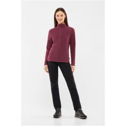 Bluza damska VIKING Tesero Lady Polartec. Brązowe bluzy damskie Viking, bez wzorów, bez kaptura. Za 239.90 zł.