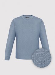 PAKO LORENTE - Niebieski sweter męski v-neck. Niebieskie swetry przez głowę męskie Pako Lorente, na jesień, m, bez wzorów, z bawełny, bez kołnierzyka. Za 199.99 zł.