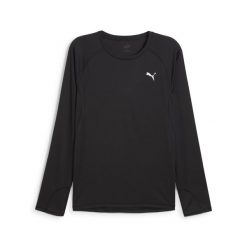 Męska koszulka z długim rękawem do biegania VELOCITY PUMA Black. Czarne koszulki sportowe męskie Puma, m, bez wzorów, bez kołnierzyka, bez ramiączek, do biegania. Za 179.00 zł.