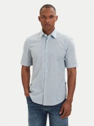 BOSS Koszula Rash 50559628 Niebieski jasny Regular Fit. Niebieskie koszule męskie Boss, m, bez wzorów, z bawełny, bez kołnierzyka, bez ramiączek. Za 399.99 zł.