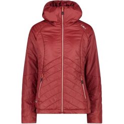 Kurtka puchowa damska z odpinanym kapturem CMP. Czerwone kurtki sportowe damskie CMP, bez wzorów, z puchu, z kapturem, trekkingowe. Za 508.50 zł.