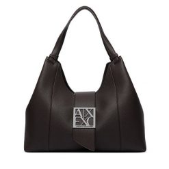 Torebka Armani Exchange. Brązowe torebki do ręki damskie Armani Exchange, bez wzorów, klasyczne, bez dodatków. Za 779.99 zł.
