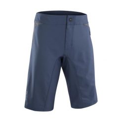 Spodenki rowerowe męskie ION Traze indigo dawn. Niebieskie krótkie spodenki sportowe męskie ION, l, bez wzorów, z materiału, rowerowe. Za 279.99 zł.