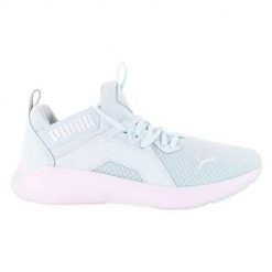 Buty do chodzenia damskie Puma Softride Enzo Nxt. Niebieskie obuwie sportowe damskie Puma, bez wzorów, z materiału, trekkingowe. Za 276.00 zł.
