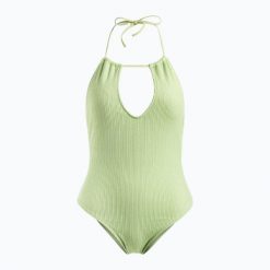 Strój kąpielowy jednoczęściowy damski ROXY Aruba. Zielone kostiumy jednoczęściowe damskie Roxy, m, bez wzorów, z elastanu, do pływania. Za 179.99 zł.