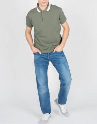 Invicta Koszulka Polo | 4452240 / U | Mężczyzna | Khaki. Brązowe koszulki polo męskie Invicta, l, z aplikacjami, z bawełny, bez ramiączek. W wyprzedaży za 149.00 zł.