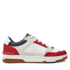 Sneakersy Tommy Hilfiger. Niebieskie trampki i tenisówki chłopięce Tommy Hilfiger, bez wzorów, bez zapięcia. Za 189.99 zł.