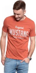 Mustang MUSTANG TSHIRT Alex C Print 1009519 7103 S. T-shirty męskie Mustang, m, bez wzorów, bez kołnierzyka. Za 64.99 zł.