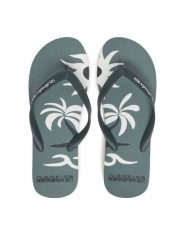 Quiksilver Japonki Molokai Screen AQYL101427 Zielony. Zielone klapki męskie Quiksilver, z tworzywa sztucznego, sportowe. Za 69.99 zł.