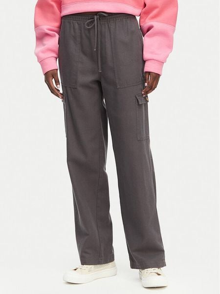 Roxy Spodnie materiałowe Precious ERJNP03584 Granatowy Regular Fit. Niebieskie spodnie materiałowe damskie Roxy, s, bez wzorów, z bawełny. Za 339.99 zł.