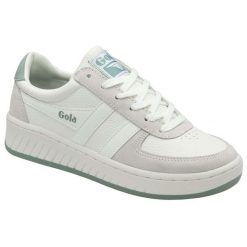Sznurowane trampki damskie Gola Grandslam 88. Białe trampki i tenisówki damskie Gola, bez wzorów, z materiału, klasyczne, bez zapięcia. Za 439.00 zł.