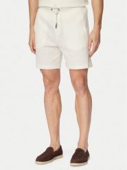 JOOP! Szorty materiałowe Juanito 30104273 Kremowy Regular Fit. Białe szorty męskie JOOP!, m, bez wzorów, z bawełny. Za 479.99 zł.