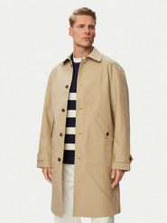 Tommy Hilfiger Płaszcz przejściowy Dc Technica MW0MW43527 Beżowy Regular Fit. Brązowe płaszcze męskie Tommy Hilfiger, l, bez wzorów, z bawełny, bez kaptura. Za 1,699.00 zł.