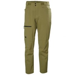 Spodnie Helly Hansen Odin Rock Softshell. Zielone spodnie sportowe męskie Helly Hansen, na lato, m, bez wzorów, z softshellu, trekkingowe. Za 582.00 zł.