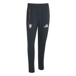 Spodnie treningowe Manchester United Tiro 2026/27. Zielone spodnie sportowe męskie Adidas, s, bez wzorów, z tkaniny, do piłki nożnej. Za 323.50 zł.