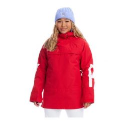 Kurtka narciarska damska Roxy x Chloe Kim Overhead. Czerwone kurtki damskie Roxy, xs, bez wzorów, bez kaptura, narciarskie. Za 837.00 zł.