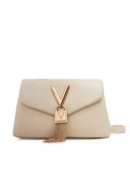 Valentino Torebka Stella VBS9AK09 Écru. Listonoszki damskie Valentino, bez wzorów, ze skóry, bez dodatków. Za 349.99 zł.