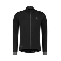 Kurtka rowerowa męska Rogelli Essential. Czarne buty sportowe męskie Rogelli, l, bez wzorów, sportowe, bez kaptura. Za 338.00 zł.