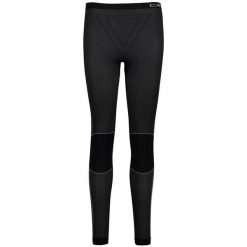 Spodnie termoaktywne damskie CMP 3Y96806. Czarne spodnie snowboardowe damskie CMP, na zimę, l, bez wzorów, z materiału, narciarskie. Za 149.99 zł.