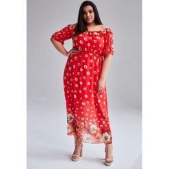 Szyfonowa sukienka Alma MAXI duże rozmiary OVERSIZE PLUS SIZE. Sukienki damskie marki Moda Size Plus Iwanek. Za 269.00 zł.