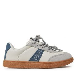 Sneakersy Kappa. Szare trampki i tenisówki chłopięce Kappa, bez wzorów, bez zapięcia. Za 159.99 zł.