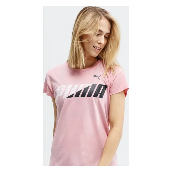 Puma Koszulka Ss Modern Sport Graphic , różowy, rozmiar M. Czerwone koszulki sportowe damskie Puma, m, z aplikacjami, z bawełny, bez kołnierzyka, bez ramiączek, climacool (adidas). Za 99.99 zł.