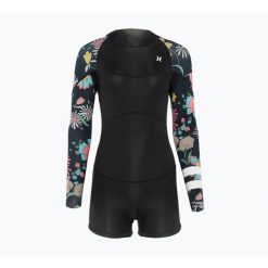 Pianka do pływania damska Hurley Advant 2 mm Shorty Springsuit wonderland. Czarne obuwie sportowe damskie Hurley, bez wzorów, rowerowe. Za 419.99 zł.