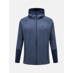 Bluza Peak Performance męska Rider Zip Jacket. Niebieskie bluzy męskie Peak Performance, na zimę, m, bez wzorów, bez kaptura. W wyprzedaży za 599.00 zł.